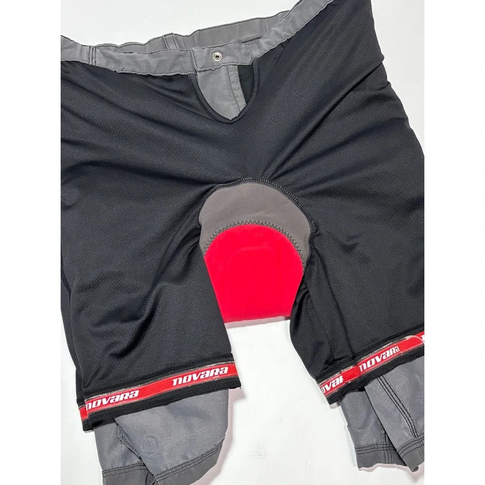 NOVARA Set of 3 Men's Cycling Shorts Padded Liner Black Gray Cargo Style Size‎ L